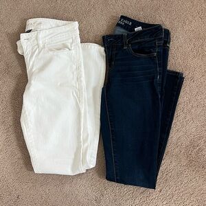 TWO pairs of AE Jeggings
